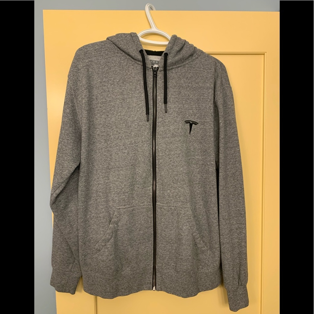 Tesla Zip-Up Hoodie